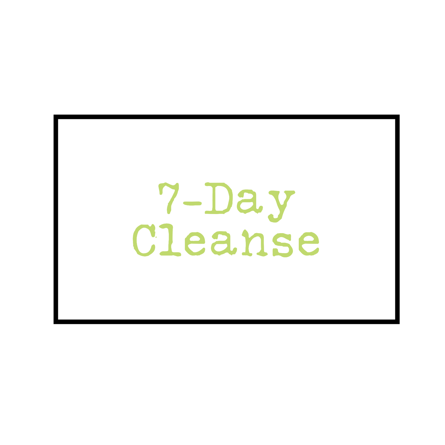 7-Day Juice Cleanse